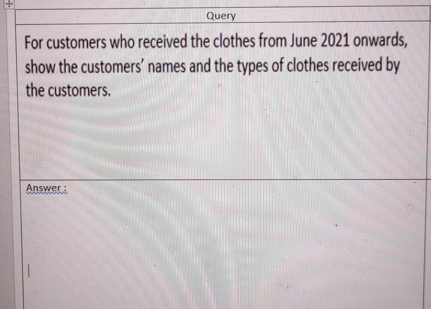 Char(5) NOT NULL, Designer_Name Varchar2(30) NOT NULL, Address Varchar2(60) NOT NULL, Email