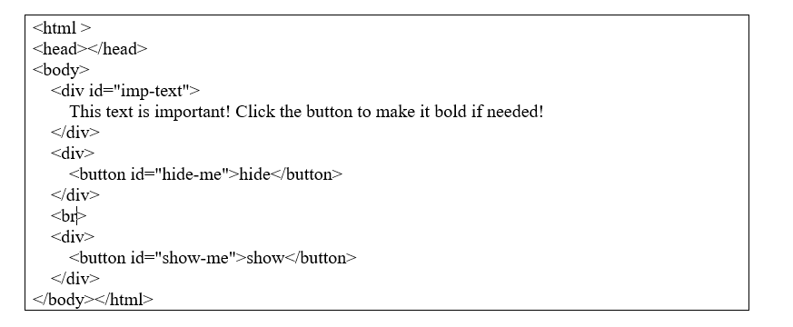 web development,using notepad++ please Write the missing jQuery code so that clicking