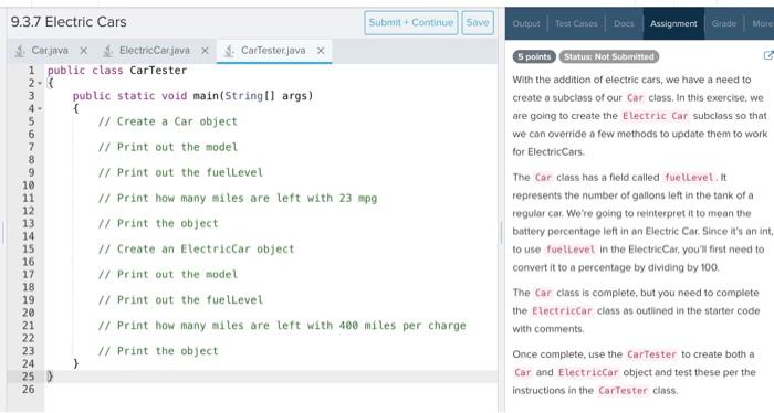 codehs ap csa overriding (directions are in pics) :( 