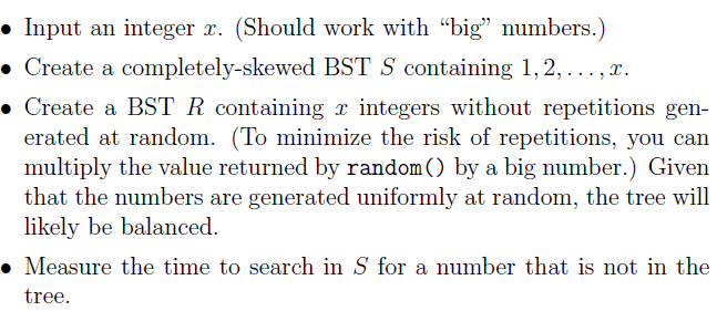 are measuring the Running time in nano seconds that it took the