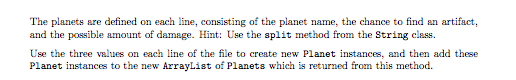 java.util.List; /** * The Class Spaceship is used to store the spaceship