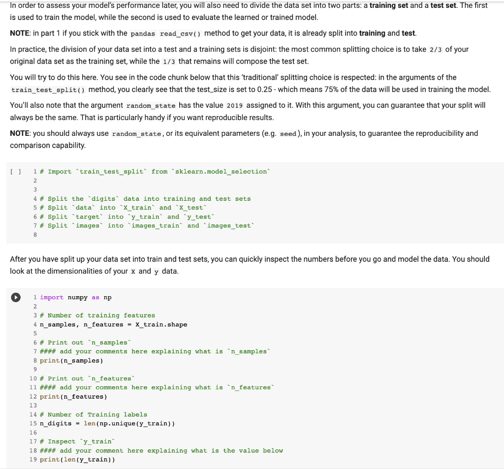 data from scikit-learn datasets again. If you don't remember how to do
