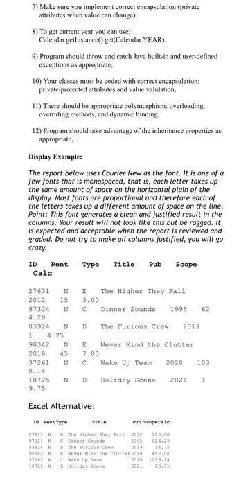 characters), title (string that can be more than one word), year published