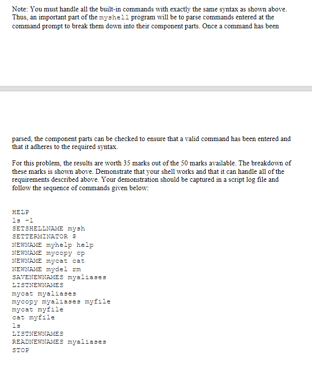 system you can continue from this shell example. #include #include #include #include