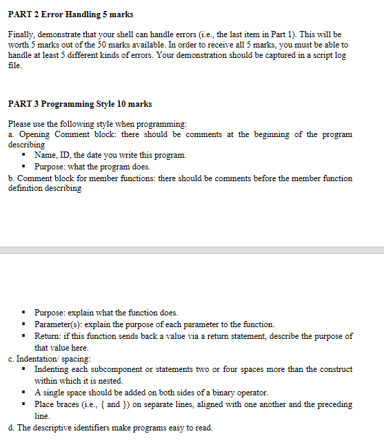 #include #include char *shellname = "myshell"; /* Function Declarations for builtin shell