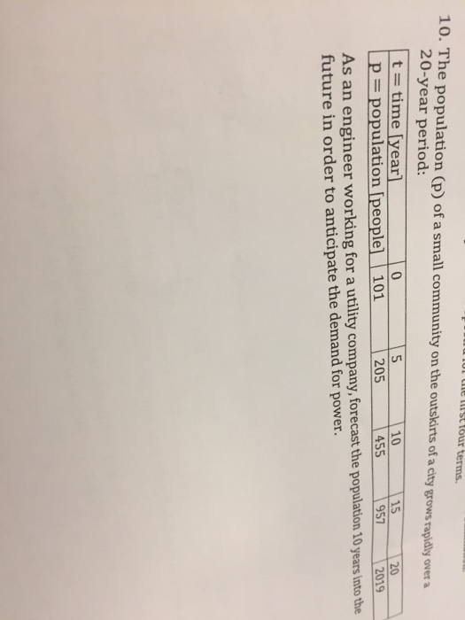  Solve this by a matlab script(no function). Thank you! The population