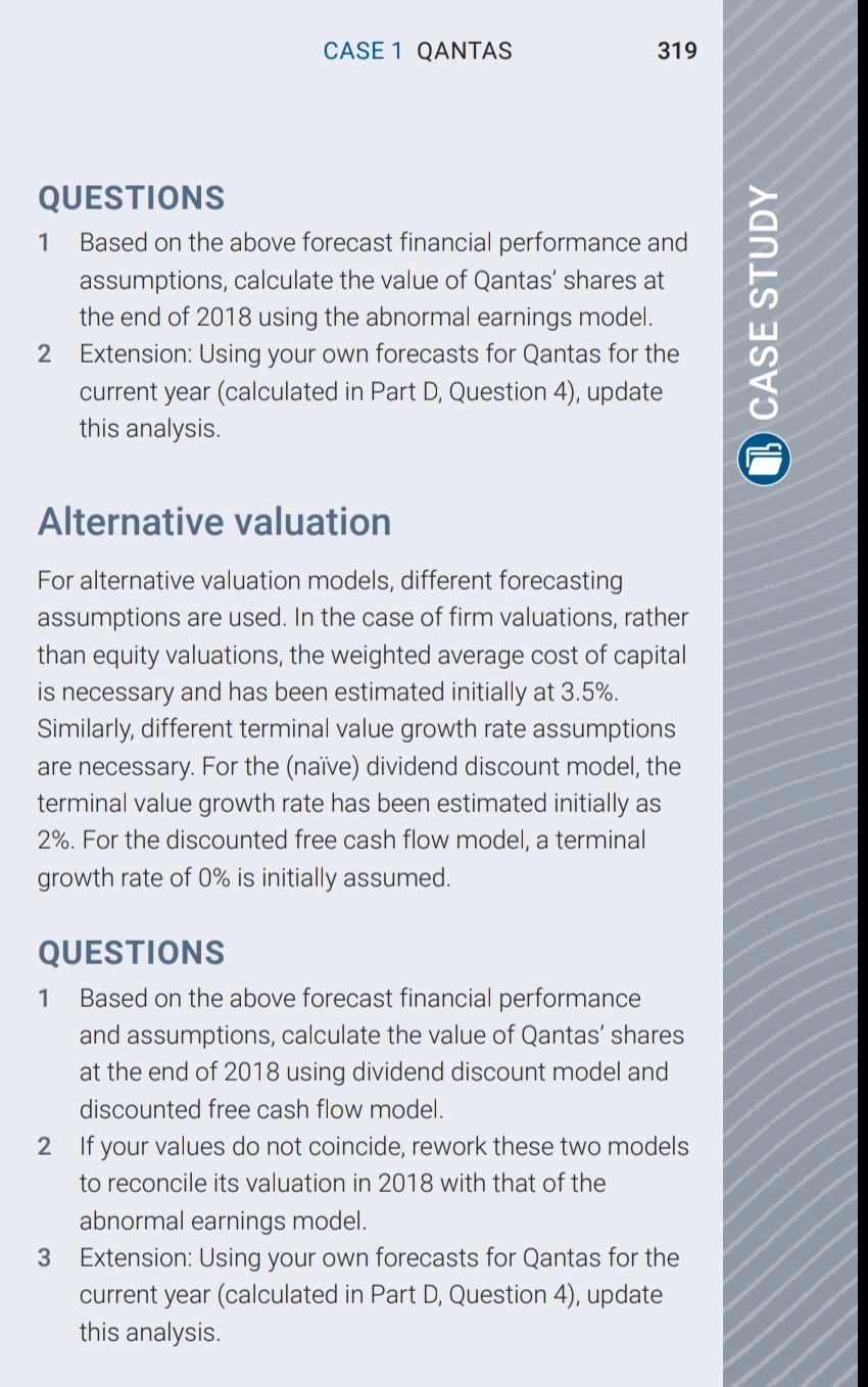 Qantas Case Study E CASE 1 QANTAS 319 QUESTIONS 1 Based on