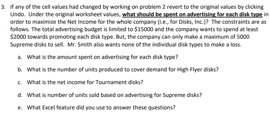  Please show how to solve this using the Solver tool in