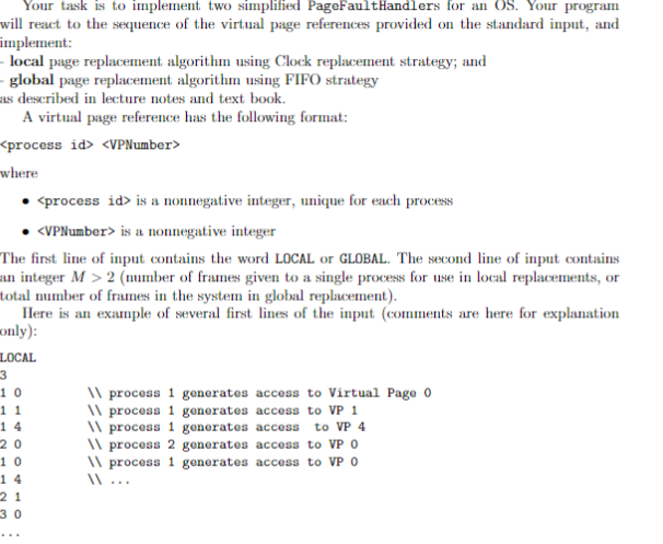 Need to write program code in C language Your task is to