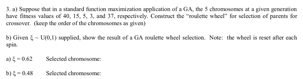 Please help my computational intelligence assignment question. The question is related to