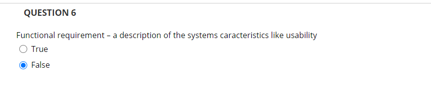 False QUESTION 2 The extend relation shows that the extender use case