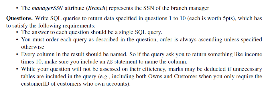 five tables.Primary keys attributes are underlined and foreign keys are noted in