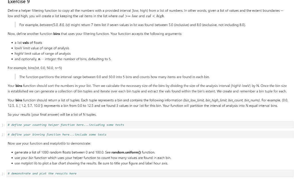  Exercise 9 Define a helper filtering function to copy all the
