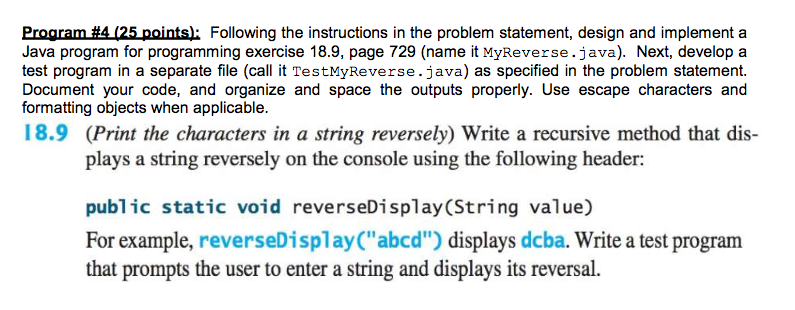  The programming language used is java. Following the instructions in the