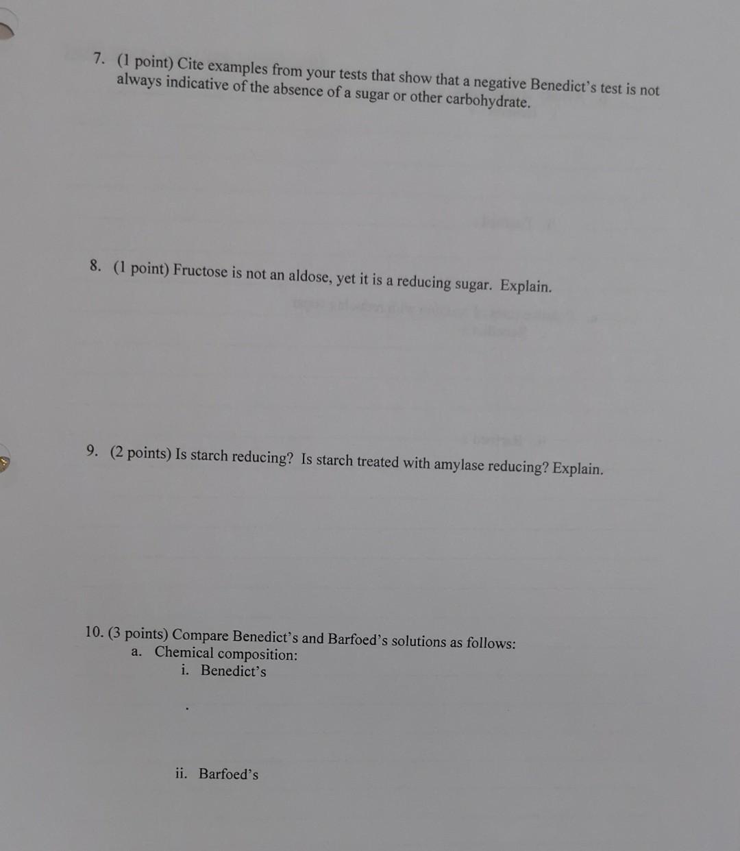 Can any dehydrate to furfural? a. Starch b. Sucrose c. Lactose d.