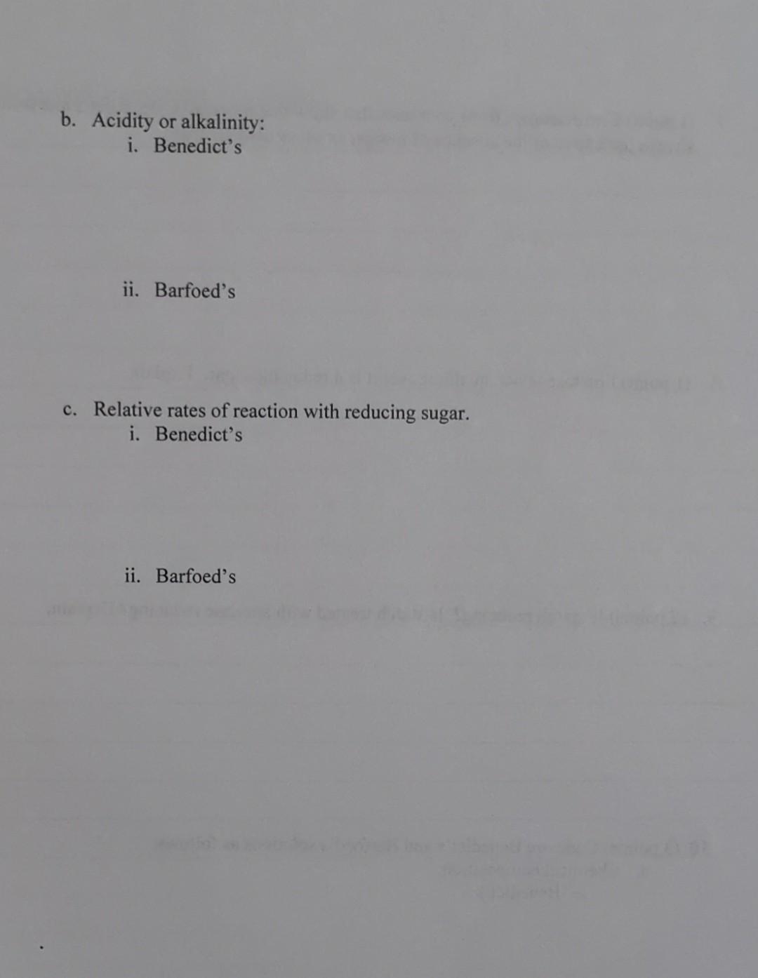 Glycogen Weeks 2 & 3 * Identification of Unknown Carbohydrates Post-lab Report