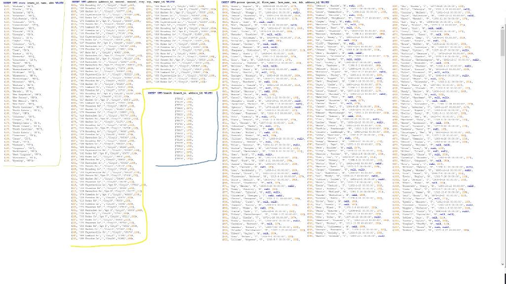 thing does not fit for the question so I screenshotted the data.