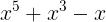 Create a polynomial array which represents the polynomial Name it `mypoly`. What