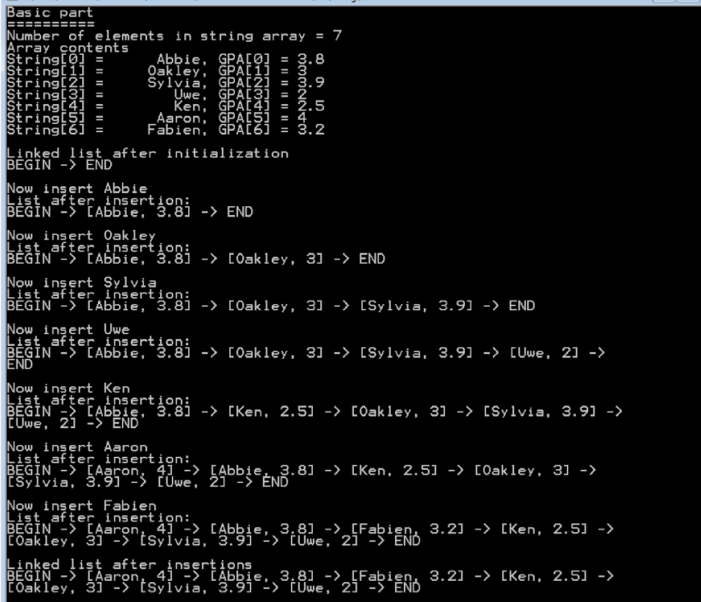 Write a program in C (GNU GCC (MinGW)) that initializes two parallel