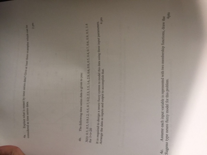  Do c a. Explain what is mean by time series data?