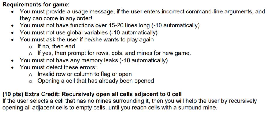 following requirements. An answer is needed within 2 days please. Please make