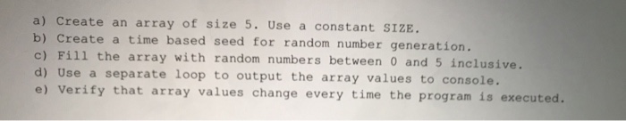  in codeblock for c++.. please make the random numbers unique so