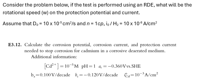  Consider the problem below, if the test is performed using an