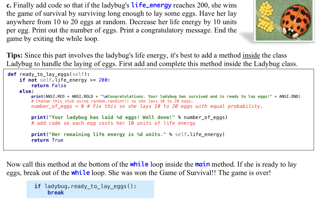 ten units of life energy. # Each move costs her one unit