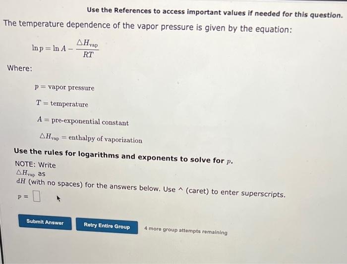  Use the References to access important values if needed for this