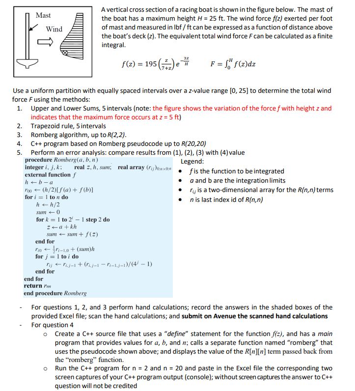 please just do the c++ programming ,thank u! A vertical cross section