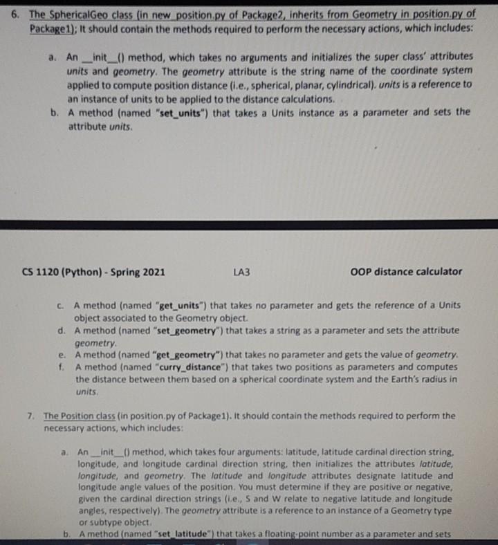 Object-Oriented Programming and Polymorphism (OOP) Using pseudocode in algorithm development Design the