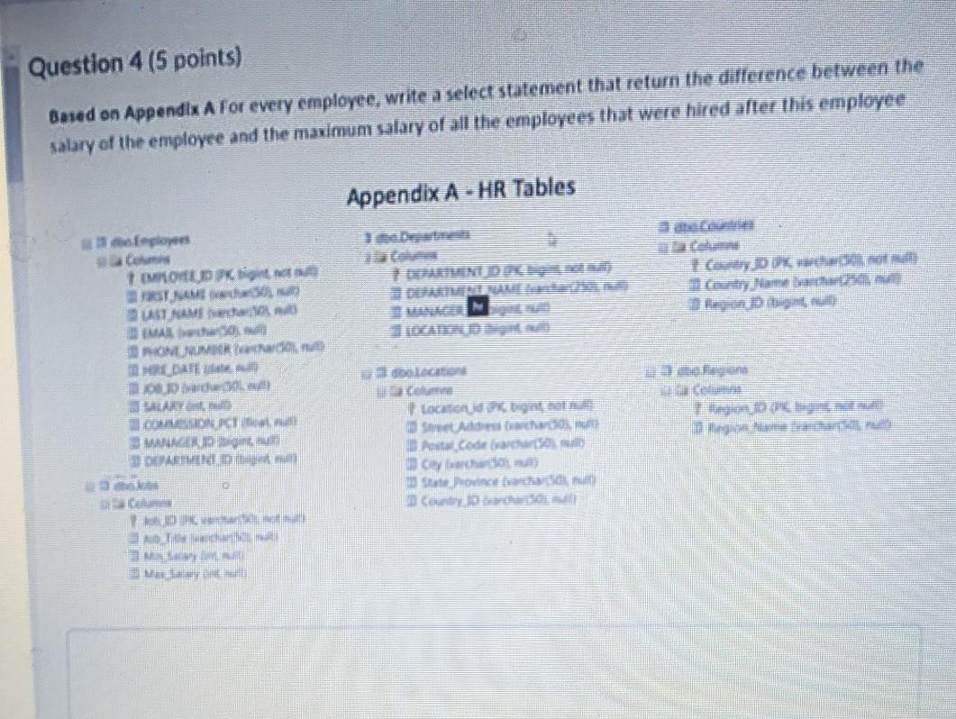 4 plz ans this question Question 4 (5 points) Based on