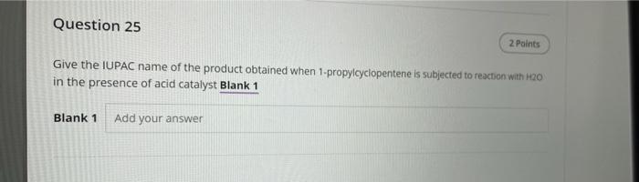 IUPAC name of the product of hydrogenation 2-Chlorobutanal in the presence of