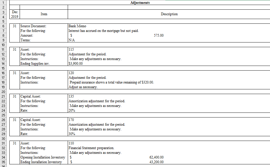 Please post these adjustments to the general journal. I will upvote the