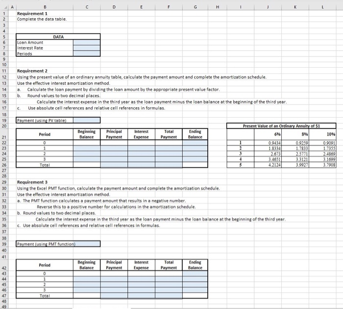 Rate Periods 11 12 13 14 15 Requirement 2 Using the present
