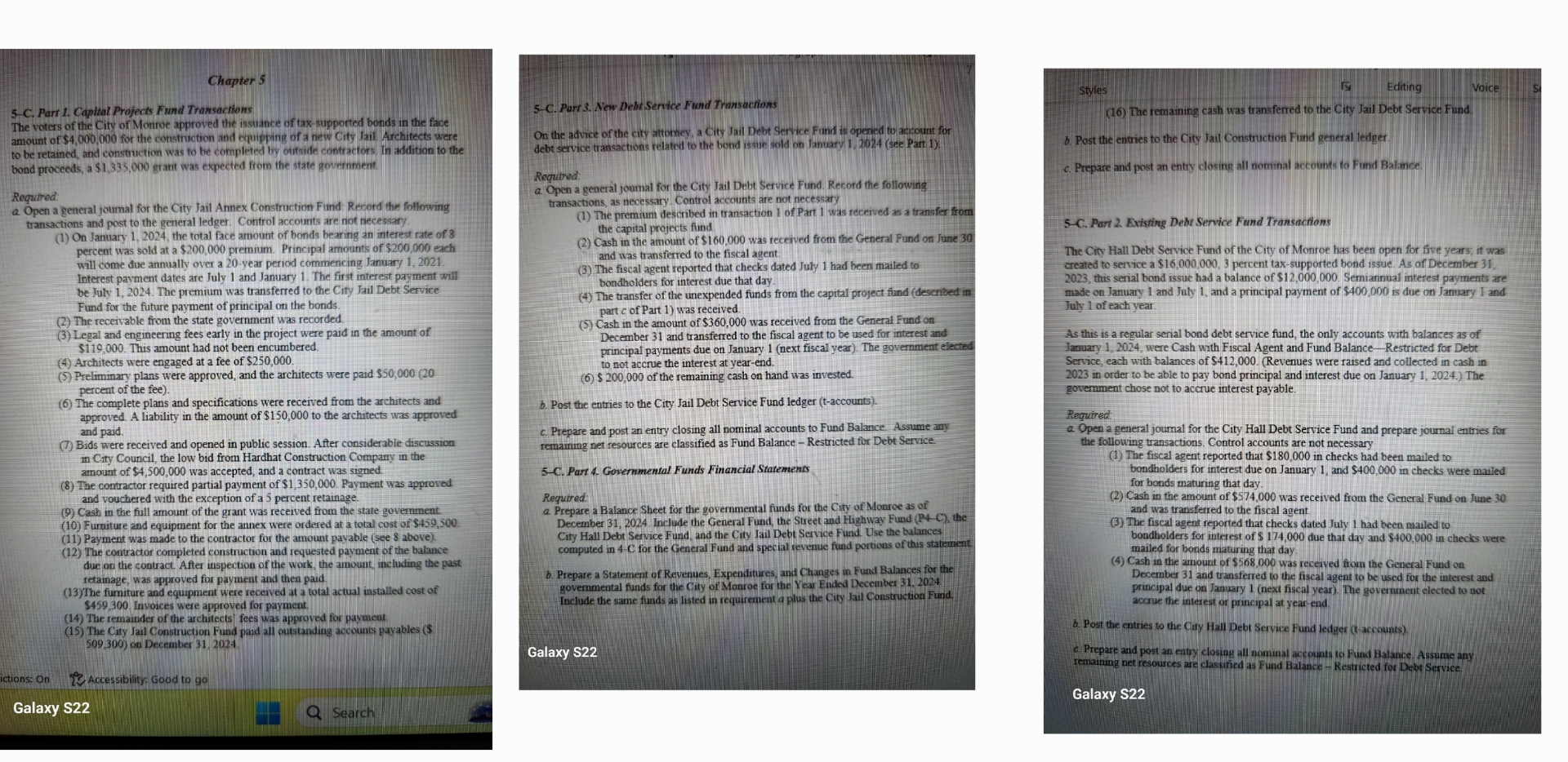  5-C. Part . Capital Projects Fund TransactionsThe voters of the City