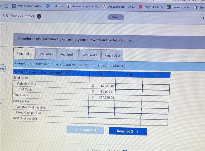 Ratio; Identifying Break-Even Point, Target Profit [LO 6-1, 6-2] Sandy Bank, Inc,
