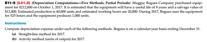 Please help by explaining how to get each number. Will rate! E11-6