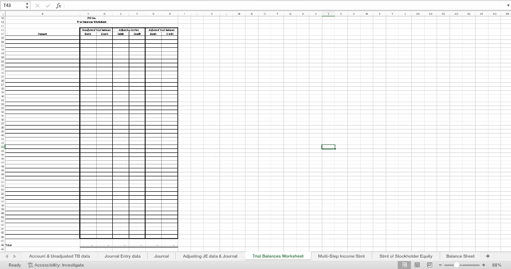 Statement order (as the accounts would be presented in the Chart of
