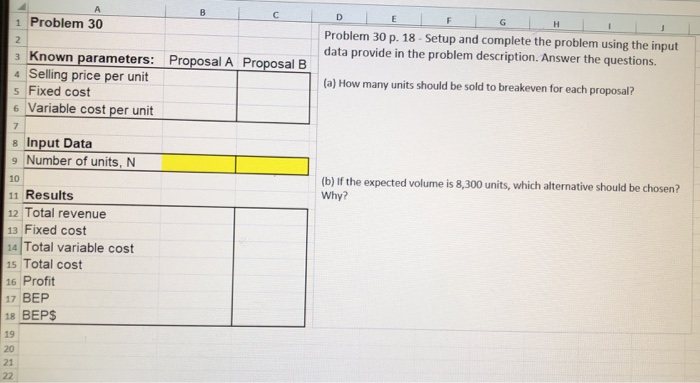  1 Problem 30 Problem 30 p. 18 - Setup and complete