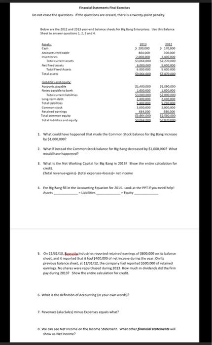  answer all 8 questions please sorry is this better ? how