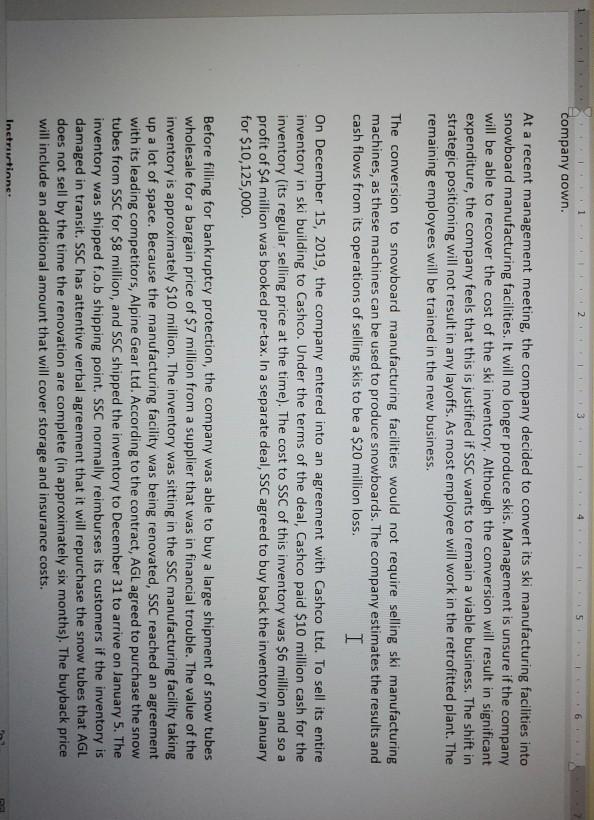 bankruptcy protection. The company manufactures downhill skis and reports under ASPE. With