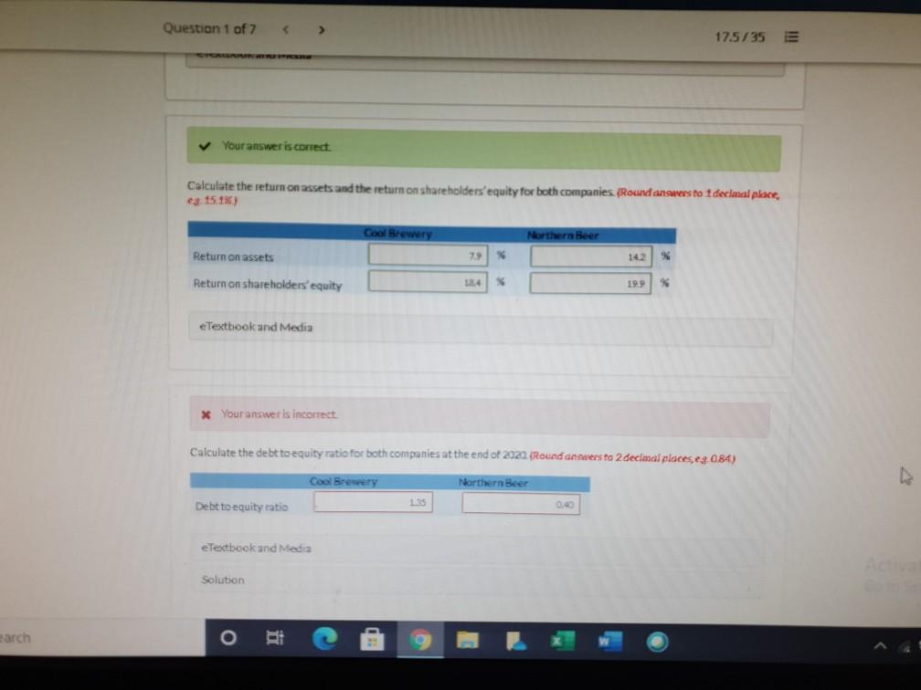 BeerLtd, two competitors, follow amounts in thousands) Harn Beard 2010 Netsales Cost