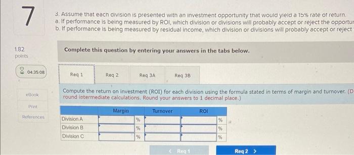 ! Exercise 10-12 (Algo) Evaluating New Investments Using Return on Investment (ROI)