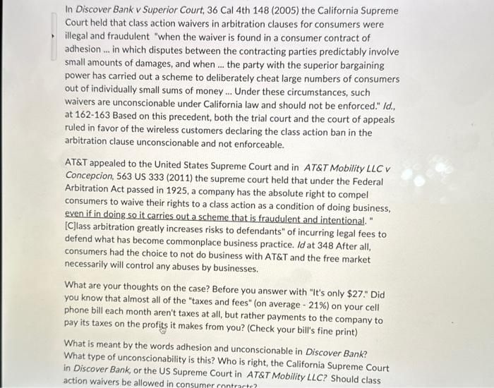 wireless phone customers brought a class-action lawsuit against AT\&T Mobility LLC (AT\&T