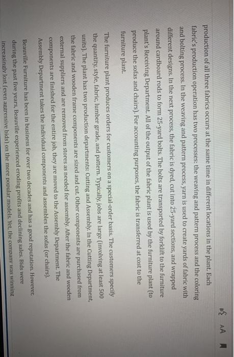 Beauville Furniture Corporation produces sofas, recliners, and lounge chairs. Beauville is located