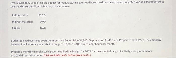 6)) need correct answer will leave a like thx Ayayai Company uses