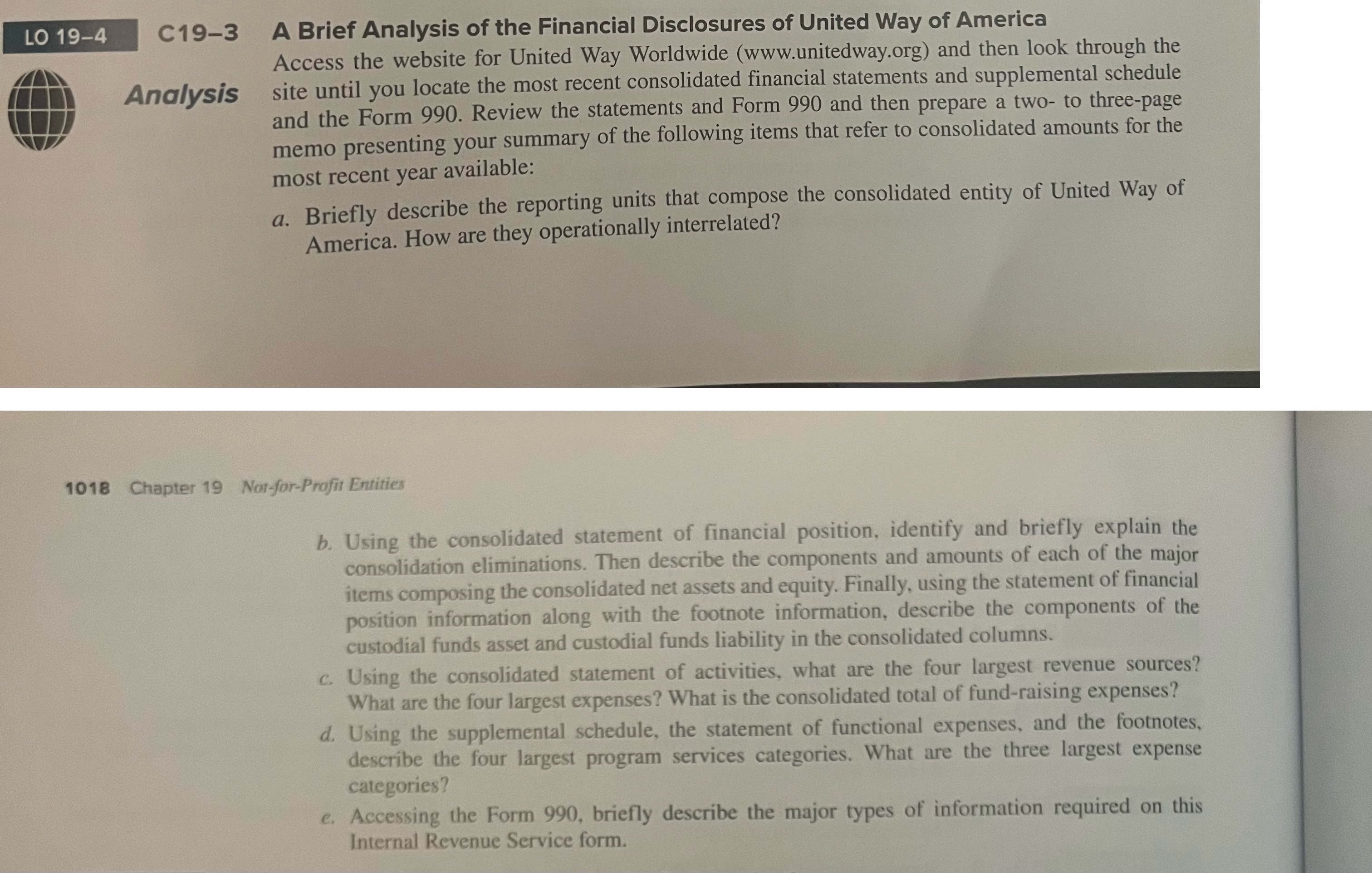  LO 19-4 C19-3 A Brief Analysis of the Financial Disclosures of