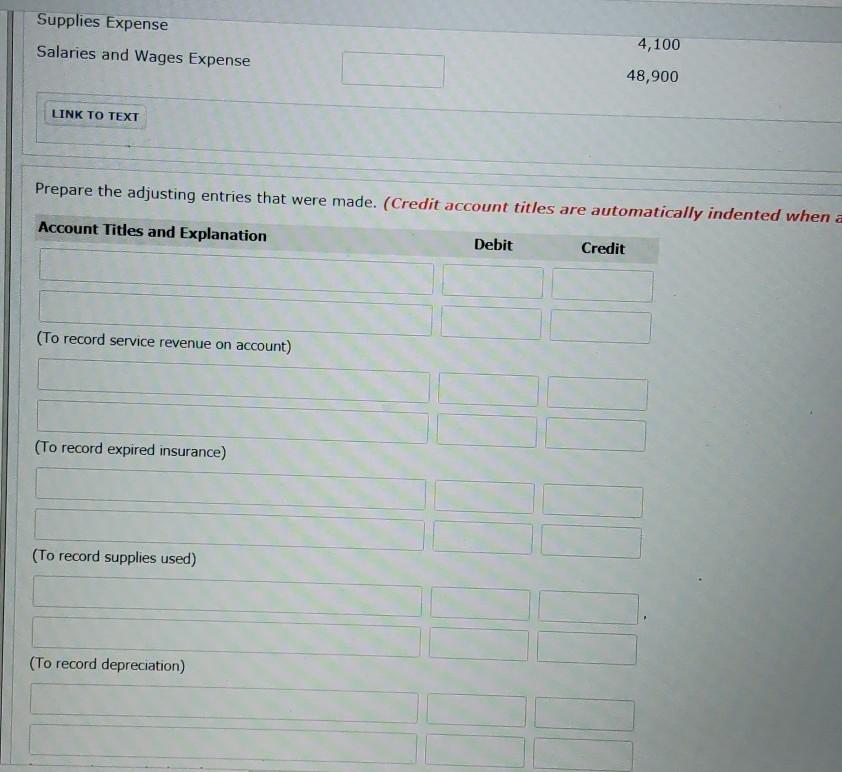 for Pharoah Company are presented below. Trial Balance Adjusted Trial Balance Account