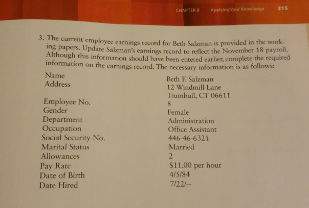 Problem MASTERY PROBLENM Abigail Trenkamp owns and operates the re te name,